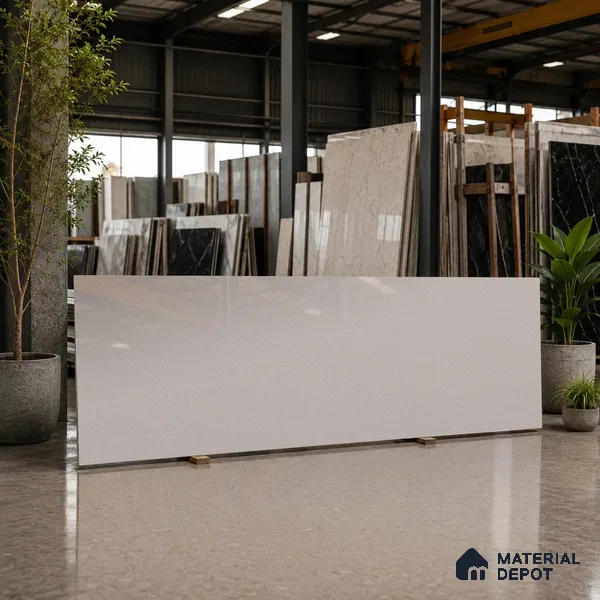 Terrazzo Counter Top Slab TL 12658 Galaxy Bronze 8 ft x 2.62 ft Full Body Vitrified Glossy Finish - 15 mm | Suitable For Counter Top, Dining Table Top & Window Frame