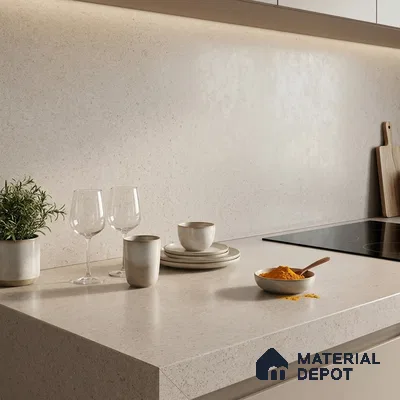Stone Counter Top Slab TL 12676 Granora Bronze 8 ft x 2.62 ft Full Body Vitrified Matte Finish - 15 mm | Suitable For Counter Top, Dining Table Top & Window Frame
