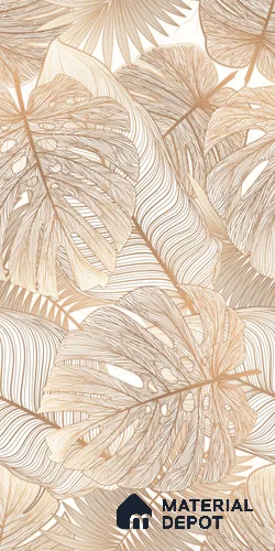 Tropical Wall Tile TL 09606 4 ft x 2 ft Glossy Finish Vitrified Tile - 9 mm | Suitable for Bathroom, Accent/Feature Wall, Dining Area