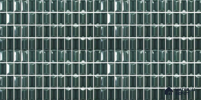 Subway Wall Tile TL 10509 D  10 in x 5 in Ceramic Glossy Finish - 11 mm
