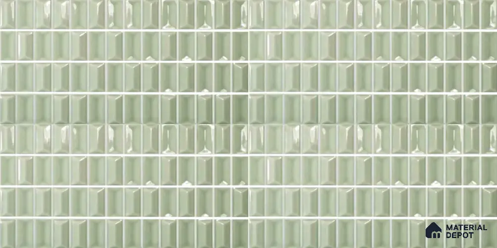 Mosaic Wall Tile TL 10509 C  10 in x 5 in Ceramic Glossy Finish - 11 mm