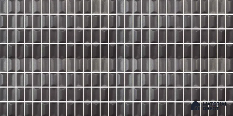 Mosaic Wall Tile TL 10509 B  10 in x 5 in Ceramic Matte Finish - 11 mm