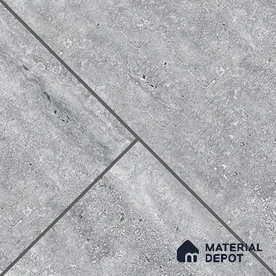 TL 08687 B Grey 1.31 ft x 1.31 ft Matte Finish Vitrified Floor Tile - 11 mm | Pattern Alignment May Vary | 2-3 mm Spacer is Mandatory