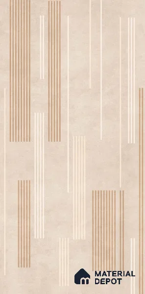 TL 08571 Beige 4 ft x 2 ft Glossy Finish Vitrified Wall & Floor Tile - 9 mm | Random 2
