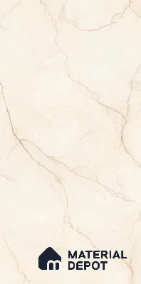 TL 08624 Beige 5.25 ft x 2.62 ft Glossy Finish Vitrified Floor & Wall Tile - 9 mm