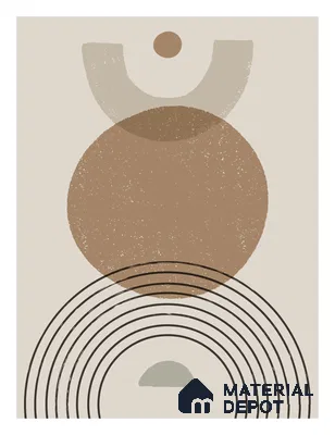 Primitive Harmony Flare | WP 04162 Canvas Texture Finish Abstract Style luxurious Customized size Wallpaper | 250 GSM WP01CNF Paper | (MOQ = 30 Sq. Ft.)