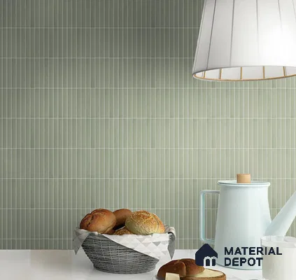 Faux Subway Wall Tile TL 10840  1 ft x 1 ft Glossy Finish Ceramic Tile - 9 mm | Please Expect a Slight Variation of Pattern