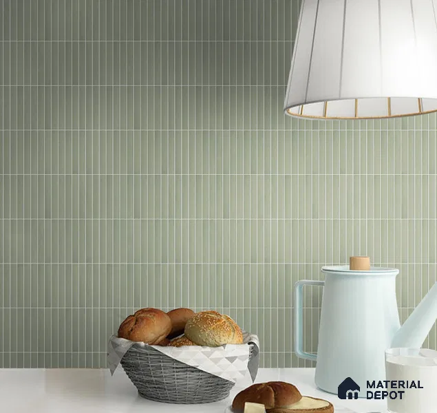 Faux Subway Wall Tile TL 10840  1 ft x 1 ft Glossy Finish Ceramic Tile - 9 mm | Please Expect a Slight Variation of Pattern