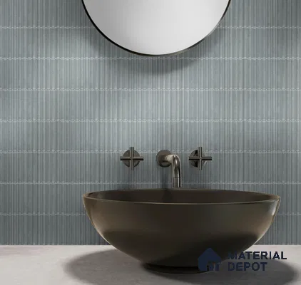 Faux Subway Wall Tile TL 10840 G  1 ft x 1 ft Glossy Finish Ceramic Tile - 9 mm | Please Expect a Slight Variation of Pattern