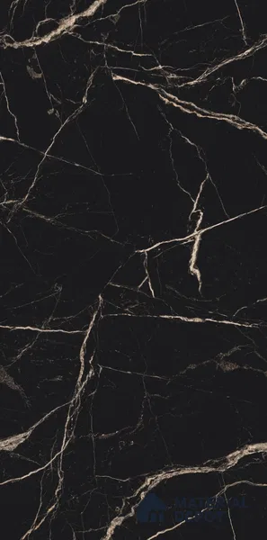 TL 08665 Black 4 ft x 2 ft Matte Finish Vitrified Floor & Wall Tile - 9 mm