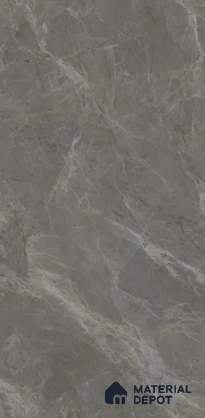TL 08633 Black 5.25 ft x 2.62 ft Matte Finish Vitrified Floor & Wall Tile - 9 mm