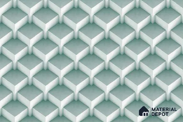 Patterned Look Wall Tile TL 08760 18 x 12 inch Glossy Finish Ceramic Tile - 8 mm