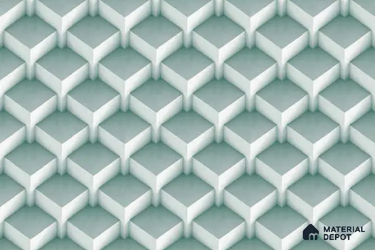 Patterned Look Wall Tile TL 08760 18 x 12 inch Glossy Finish Ceramic Tile - 8 mm