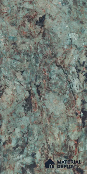 Stone Look Tile TL 09609 4 ft x 2 ft Glossy Finish Vitrified Tile - 9 mm