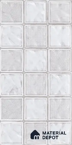 Patterned Look  Tile TL 09607 B 4 ft x 2 ft Glossy Finish Vitrified Tile - 9 mm