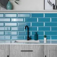 Blue Kitchen Tiles