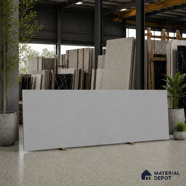 Marble Kitchen Counter Top Slab TL 11528 B Balistone Ash 8 ft x 3 ft Full Body Matte Finish - 15 mm | Suitable for Table Top & Window Frame | Adhesive and Spacers Must be Used During Installation