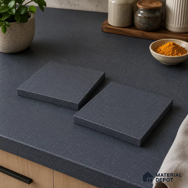Marble Kitchen Counter Top Slab TL 11528 Balistone Royal Blue 8 ft x 3 ft Full Body Matte Finish - 15 mm | Suitable for Table Top & Window Frame | Adhesive and Spacers Must be Used During Installation