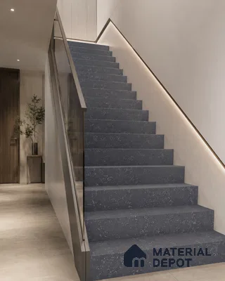 Marble Kitchen Counter Top Slab TL 11528 Balistone Royal Blue 8 ft x 3 ft Full Body Matte Finish - 15 mm | Suitable for Table Top & Window Frame | Adhesive and Spacers Must be Used During Installation