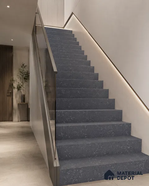 Marble Kitchen Counter Top Slab TL 11528 Balistone Royal Blue 8 ft x 3 ft Full Body Matte Finish - 15 mm | Suitable for Table Top & Window Frame | Adhesive and Spacers Must be Used During Installation