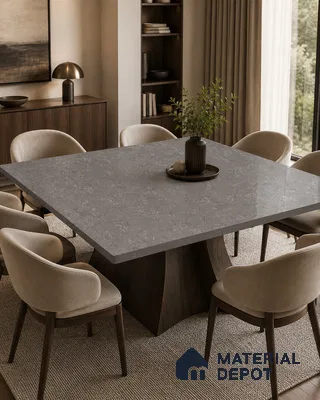 Marble Kitchen Counter Top Slab TL 11528 C Balistone Rahino 8 ft x 3 ft Full Body Matte Finish - 15 mm | Suitable for Table Top & Window Frame | Adhesive and Spacers Must be Used During Installation