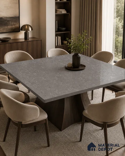 Marble Kitchen Counter Top Slab TL 11528 C Balistone Rahino 8 ft x 3 ft Full Body Matte Finish - 15 mm | Suitable for Table Top & Window Frame | Adhesive and Spacers Must be Used During Installation