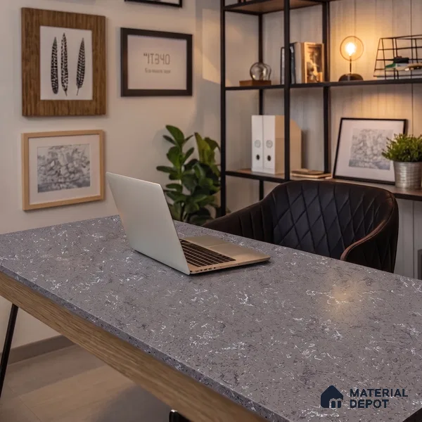 Marble Kitchen Counter Top Slab TL 11528 C Balistone Rahino 8 ft x 3 ft Full Body Matte Finish - 15 mm | Suitable for Table Top & Window Frame | Adhesive and Spacers Must be Used During Installation