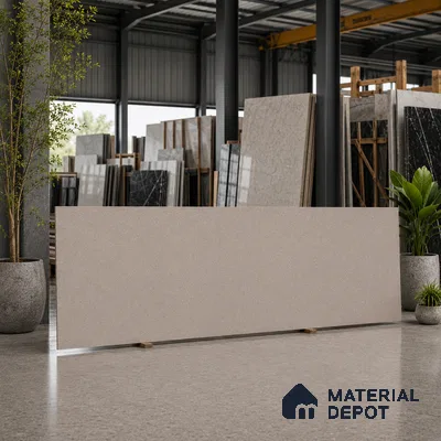 Marble Kitchen Counter Top Slab TL 11528 E Balistone Moss 8 ft x 3 ft Full Body Matte Finish - 15 mm | Suitable for Table Top & Window Frame | Adhesive and Spacers Must be Used During Installation