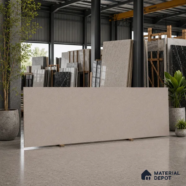 Marble Kitchen Counter Top Slab TL 11528 E Balistone Moss 8 ft x 3 ft Full Body Matte Finish - 15 mm | Suitable for Table Top & Window Frame | Adhesive and Spacers Must be Used During Installation