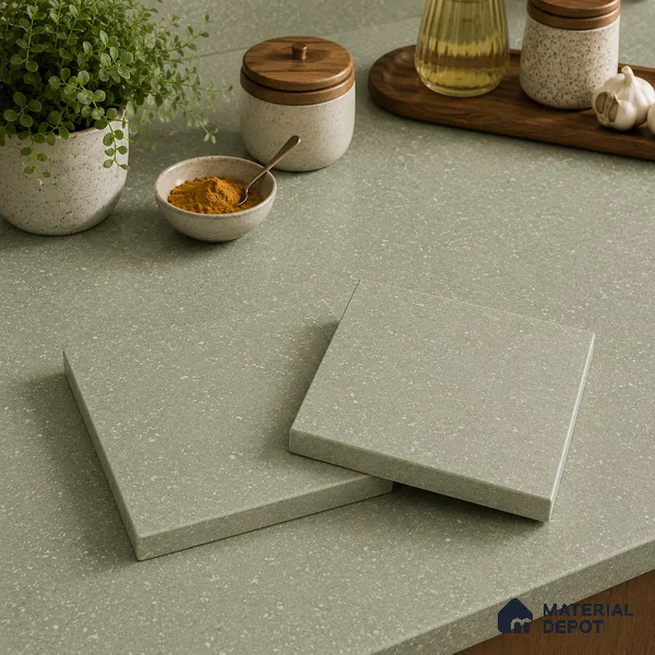 Marble Kitchen Counter Top Slab TL 11528 F Balistone Lichi 8 ft x 3 ft Full Body Matte Finish - 15 mm | Suitable for Table Top & Window Frame | Adhesive and Spacers Must be Used During Installation