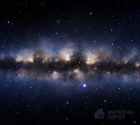 Milky Way in Silence | WP 04081 Canvas Texture Finish Space Style luxurious Customized size Wallpaper | 250 GSM WP01CNF Paper | (MOQ = 30 Sq. Ft.)