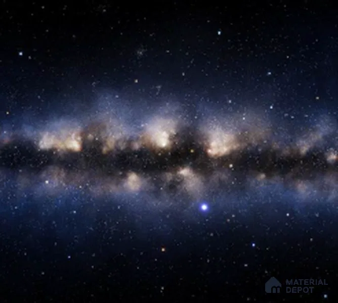 Milky Way in Silence | WP 04081 Canvas Texture Finish Space Style luxurious Customized size Wallpaper | 250 GSM WP01CNF Paper | (MOQ = 30 Sq. Ft.)