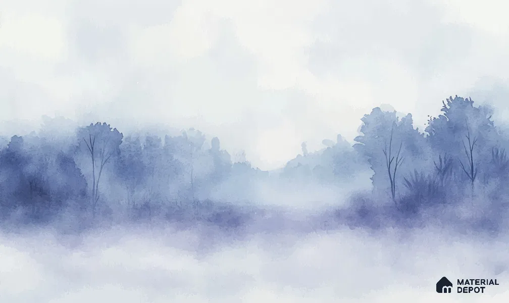 Morning Fog Design | WP 04158 Canvas Texture Finish Abstract Style luxurious Customized size Wallpaper | 250 GSM WP01CNF Paper | (MOQ = 30 Sq. Ft.)
