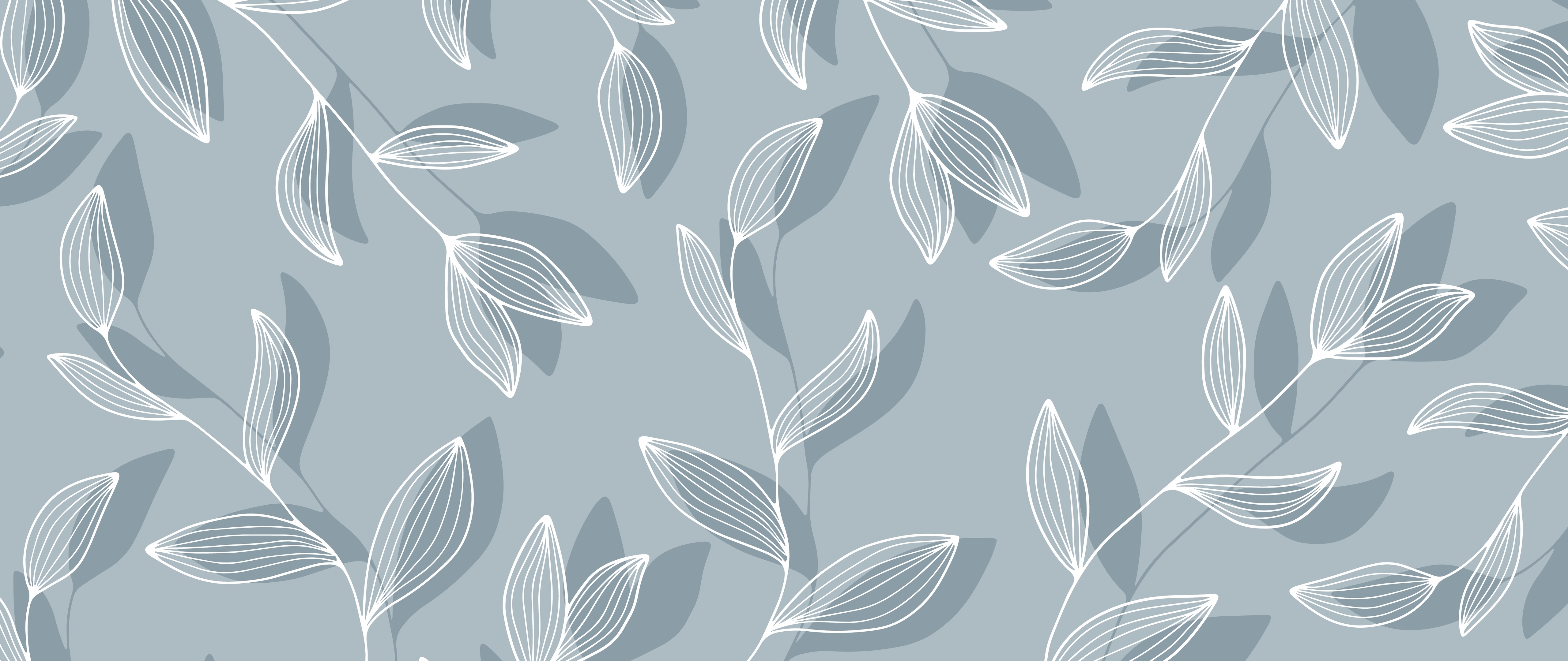Soft Sky Botanica Spring Garden View Wallpaper | Material Depot