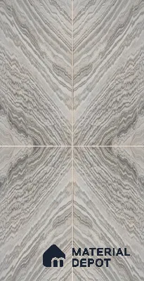 WL 00366 B Bookmatch Opaque Design 8 ft x 4 ft Stone Veneer - 4 mm | Suitable for Facade, Wardrobe & Bedroom