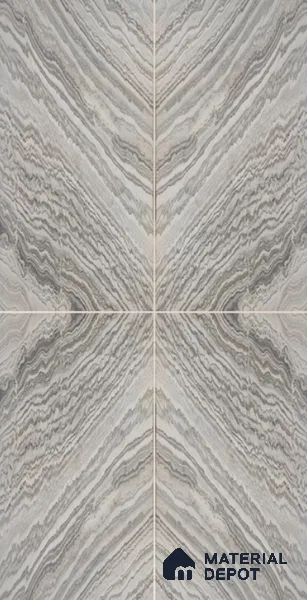WL 00366 B Bookmatch Opaque Design 8 ft x 4 ft Stone Veneer - 4 mm | Suitable for Facade, Wardrobe & Bedroom