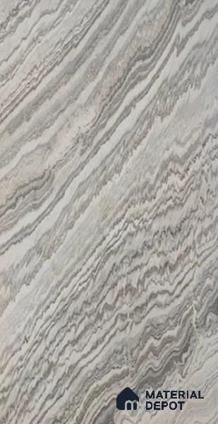 WL 00367 Bookmatch Opaque Design 8 ft x 4 ft Stone Veneer - 2 mm | Suitable for Facade, Wardrobe & Bedroom