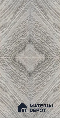 WL 00367 Bookmatch Opaque Design 8 ft x 4 ft Stone Veneer - 2 mm | Suitable for Facade, Wardrobe & Bedroom