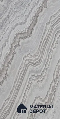 WL 00368 B Bookmatch Opaque Design 8 ft x 4 ft Stone Veneer - 4 mm | Suitable for Facade, Wardrobe & Bedroom