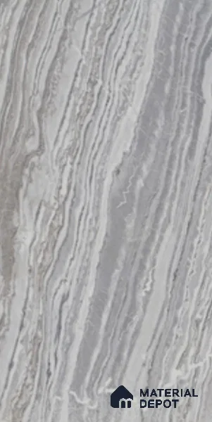 WL 00369 Bookmatch Opaque Design 8 ft x 4 ft Stone Veneer - 2 mm | Suitable for Facade, Wardrobe & Bedroom