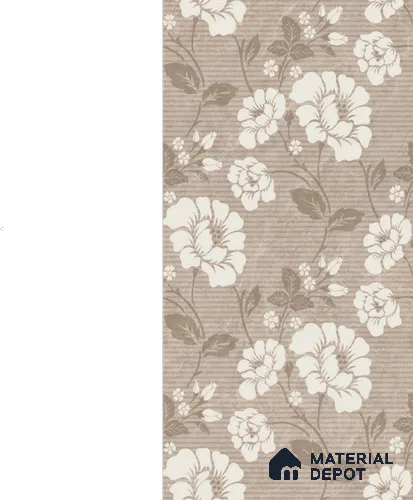 Floral Wall Tile TL 09615 4 ft x 2 ft Glossy Finish Vitrified Tile - 9 mm