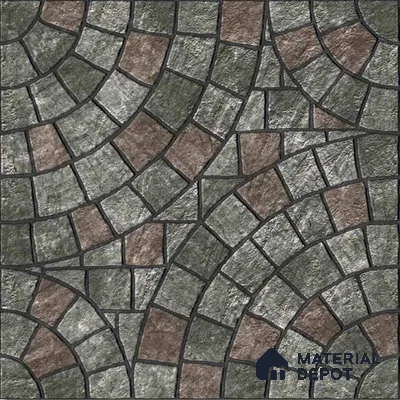 Stone Look  Tile TL 09664 B 12x12 inch Matte Finish Vitrified Tile - 8 mm | Please Expect a Slight Variation of Pattern