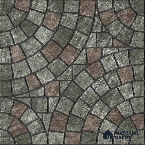 Stone Look Tile TL 09664 B 12x12 inch Matte Finish Vitrified Tile - 9 mm | Please Expect a Slight Variation of Pattern