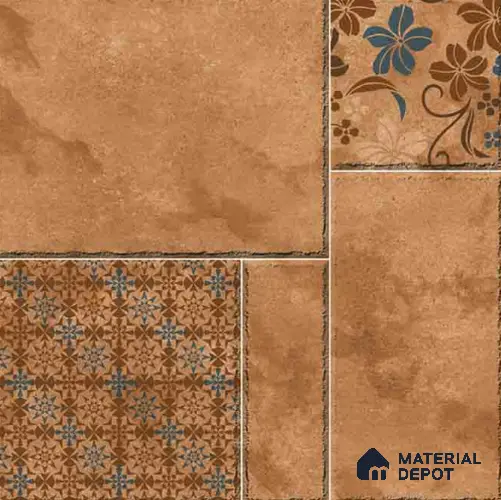 Stone Look Tile TL 09657 12x12 inch Matte Finish Vitrified Tile - 9 mm | 3 Random Design