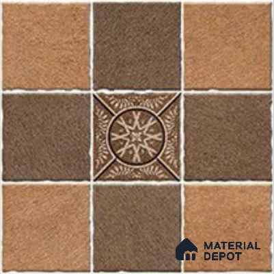 Stone Look  Tile TL 09673 16x16 inch Matte Finish Vitrified Tile - 12 mm | Pattern Alignment May Vary | 2-3 mm Spacer is Mandatory