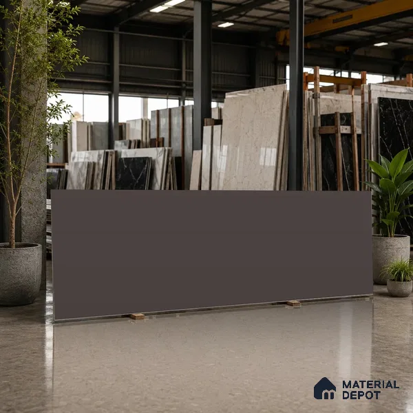 Plain Counter Top Slab TL 11513 I Panther 8 ft x 2.6 ft Full Body Vitrified Matte Finish - 15 mm | Suitable For Counter Top, Dining Table Top & Window Frame