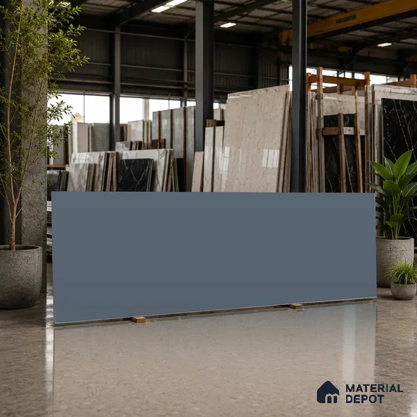 Plain Counter Top Slab TL 11513 K Denil 8 ft x 2.6 ft Full Body Vitrified Matte Finish - 15 mm | Suitable For Counter Top, Dining Table Top & Window Frame