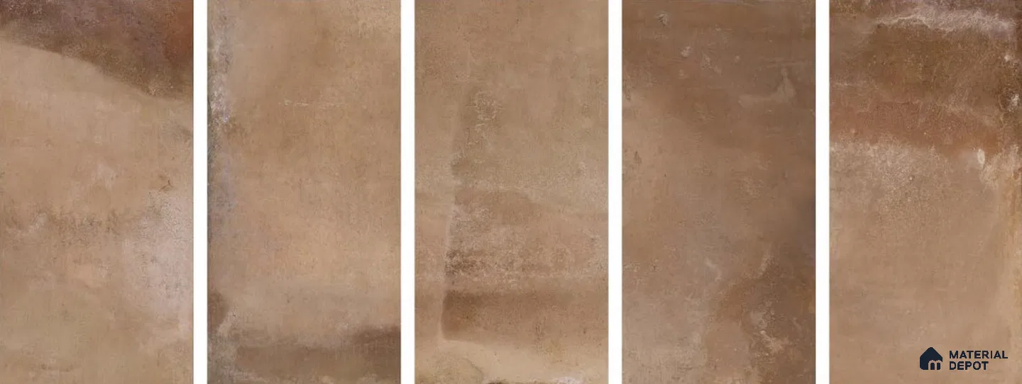 TL 08652 B Brown Base 298X600 mm Matte Finish Vitrified Floor & Wall Tile - 12 mm | Random 16