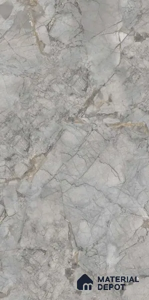 TL 08692 B Grey 4 ft x 2 ft Glossy Finish Vitrified Floor & Wall Tile - 8.5 mm