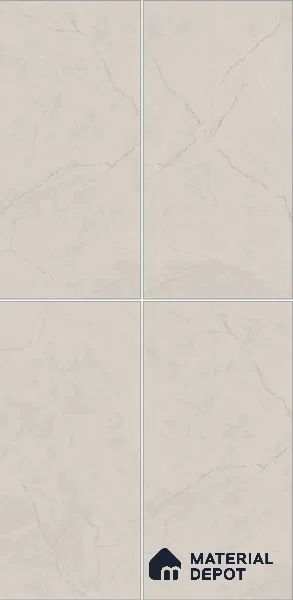 TL 02940 Castel Grey 1600 x 800 mm Glossy Finish Vitrified Tile - 9 mm